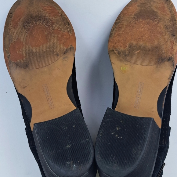 Vince Camuto Black Surde Ankle Booties with Buckle Women's Size 9.5 - Picture 9 of 10